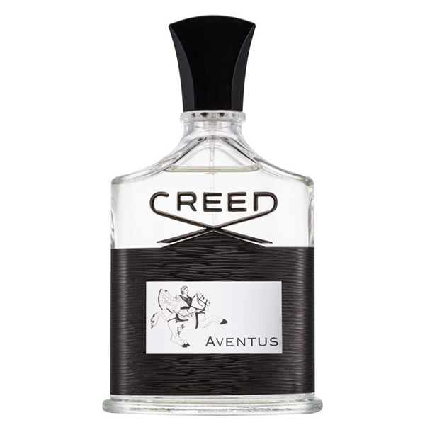 Creed Aventus perfume bottle on a white background
The Style Hub