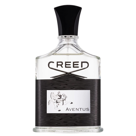 Creed Aventus perfume bottle on a white background
The Style Hub